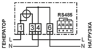 Счетчик Матрица AD11В.1-LRs-Z-R-TW (1-7-1) схема